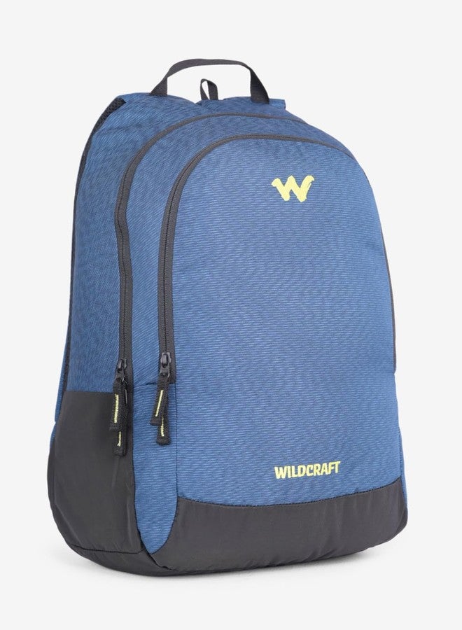 Wildcraft Nylon Backpack 26L College | School | Travel Bag Durable | Water-Resistant | Lightweight & Stylish Bag For Unisex - Navy - Image 3